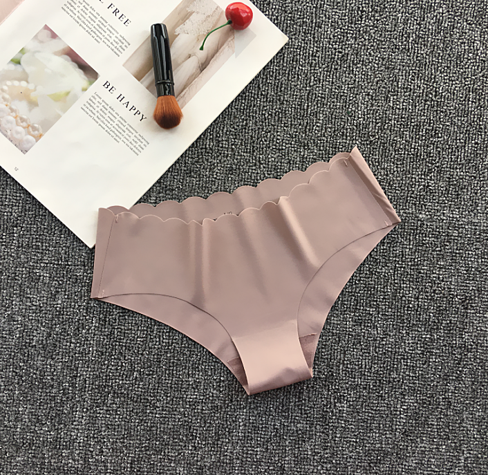 Solid Color Opaque Full Coverage Panties-Brown-Theone Apparel