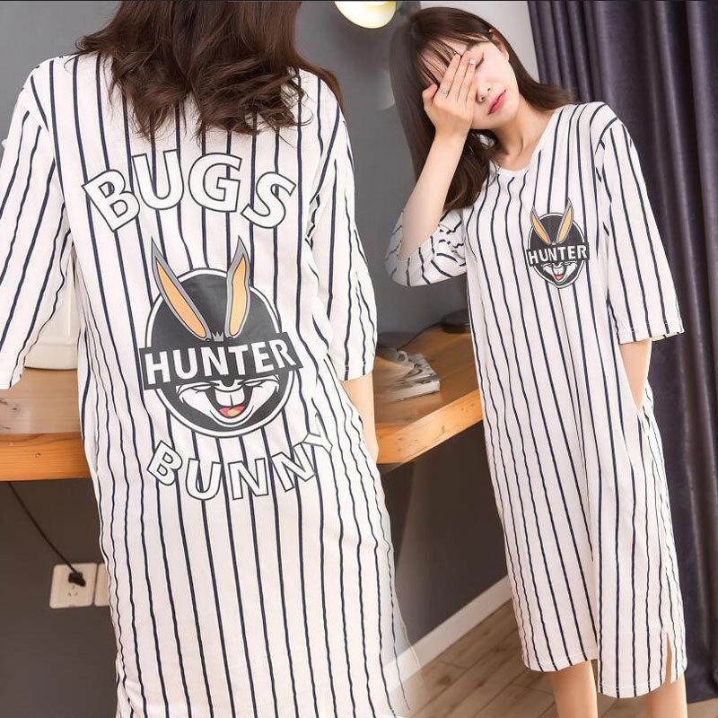 Oversized Side Slit T-Shirt Dress - Theone Apparel