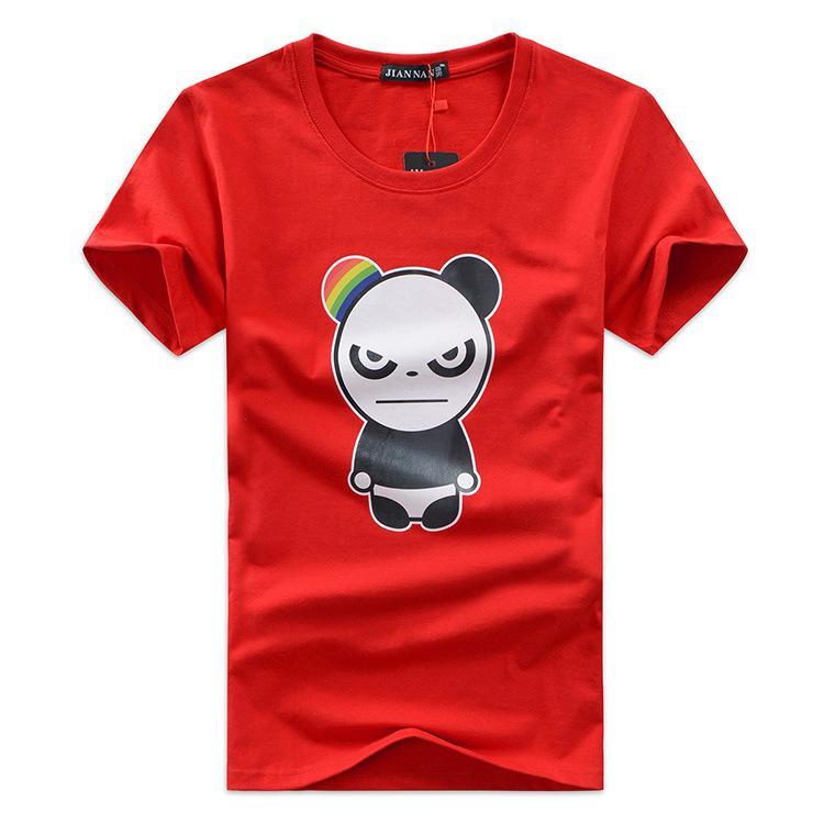 Ticked Off Rainbow Panda Shirt-Red-Theone Apparel