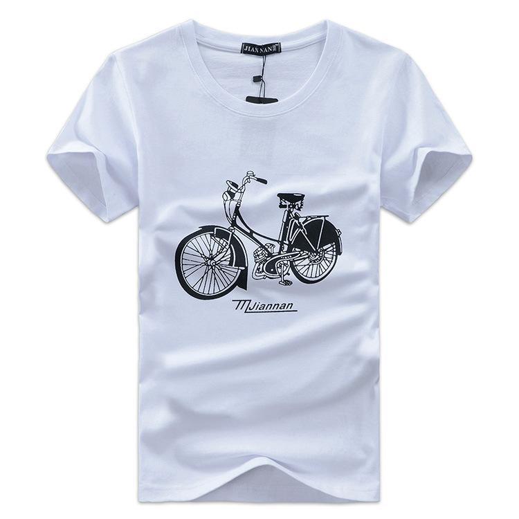 Camiseta gráfica retrô de bicicleta