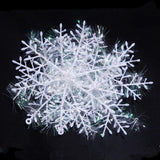 White Snowflake Christmas Tree Ornaments