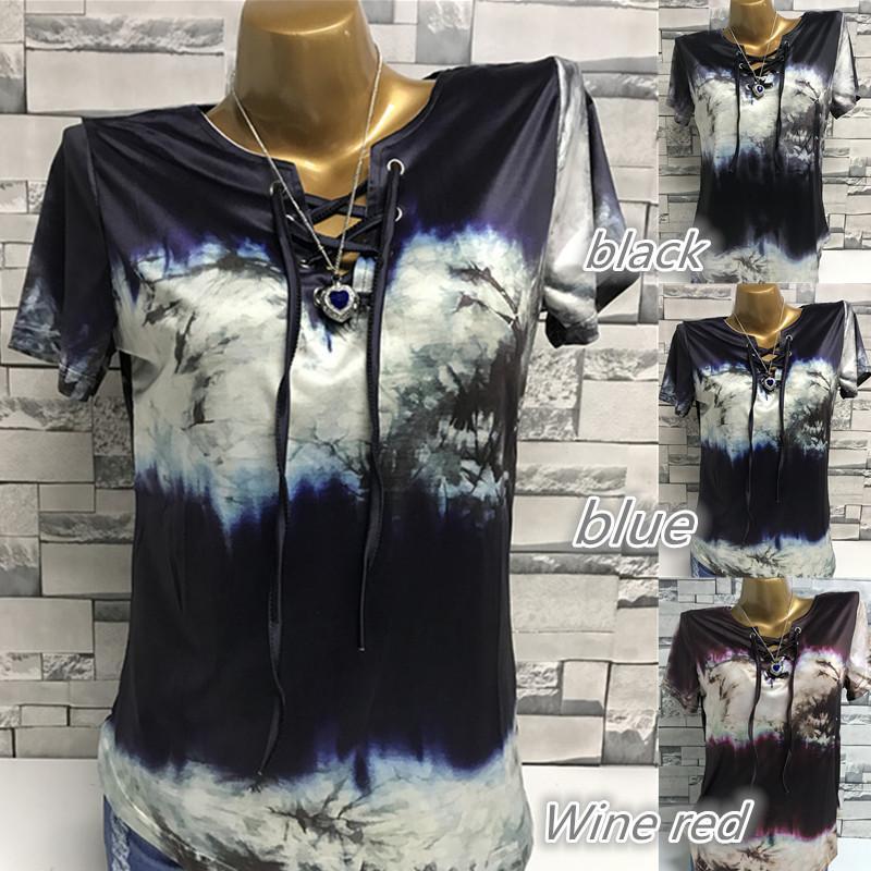 Abstract Artwork Corset Tie Top - THEONE APPAREL