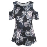 All-Over Print Cutout Tunic - THEONE APPAREL
