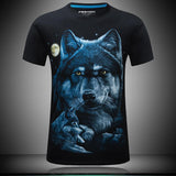Blue Moon Mystical Wolf Shirt - THEONE APPAREL