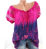 Bohemian Embroidery Casual Fit Top - THEONE APPAREL