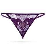 Booty Heart Lace G String Panty - THEONE APPAREL