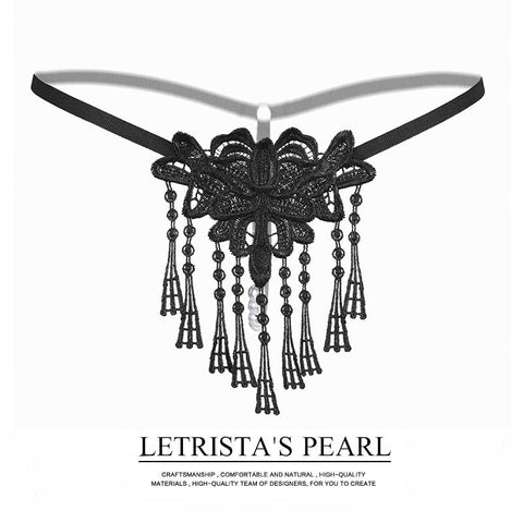 Butterfly Kiss Pearl Strand G String - THEONE APPAREL