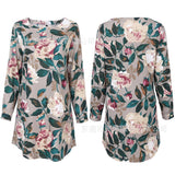 Casual Fit Floral Print Sweater - THEONE APPAREL